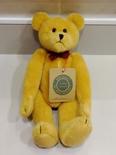 Vtg BOYDS BEARS GUSTAV With Tag Archive Collection Fully Jointed Teddy Bear 10"