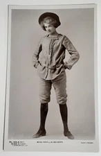 RPPC Miss Phyllis Beadon Stage Actress Costume Portrait