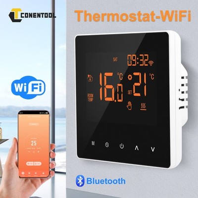 Digital WIFI Thermostat Digital LCD Display Raumthermostat Fußbodenheizung WLAN