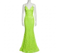 Jovani Sequin Embellished Spaghetti Strap Gown Size 4