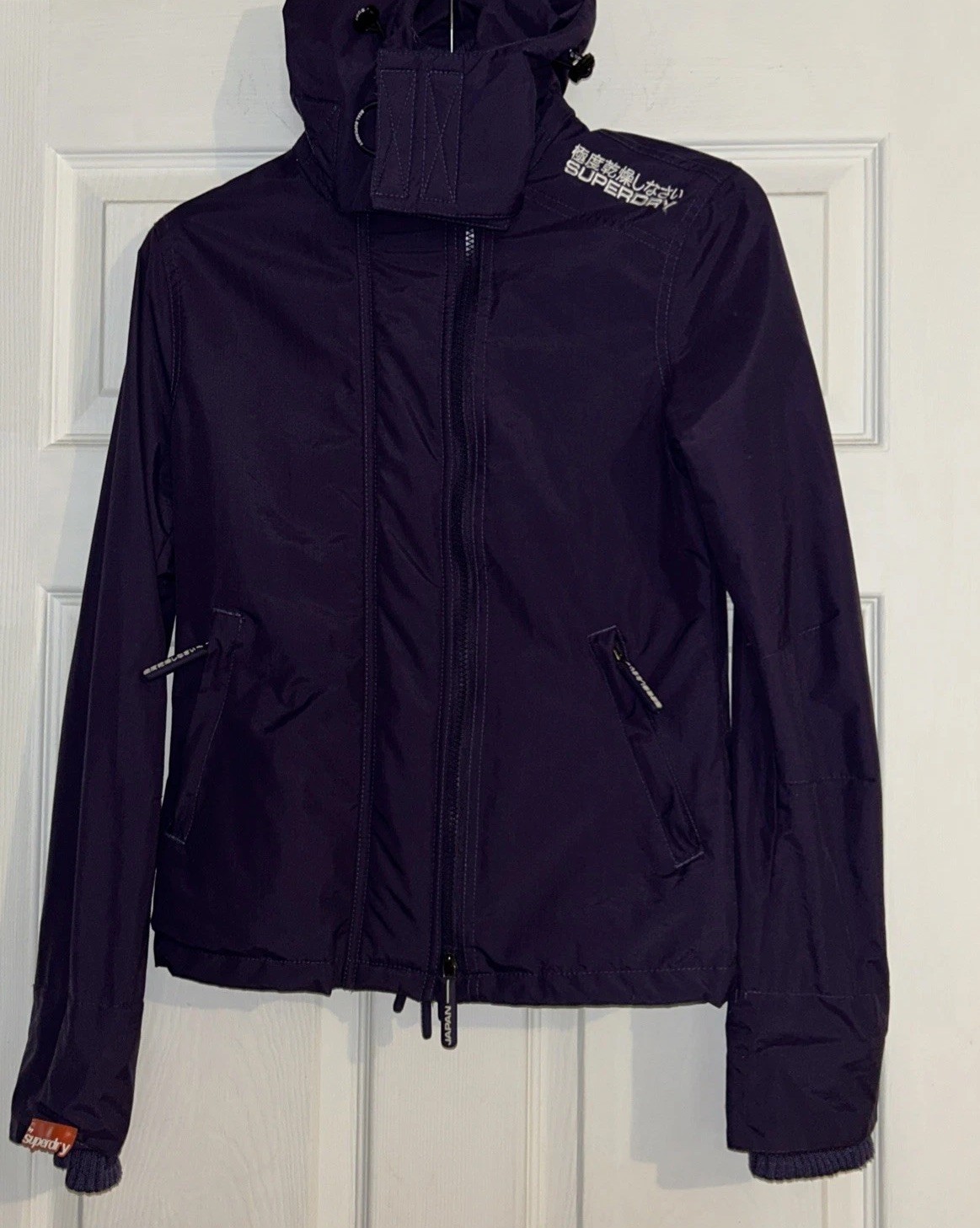 Superdry Hooded The Windcheater Jacket Coat Waterproof Size Small RN:127685