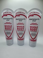 Lot of 3 Summer's Eve Whole Body Deodorant  Blissful Escape  Aluminum Free