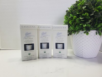 Casaluna Sleep Blend Lavender Chamomile 100% Pure Essential Oil .33 oz Lot Of 3