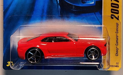 2007 Hot Wheels New Models #002 CHEVY CAMARO CONCEPT K6134