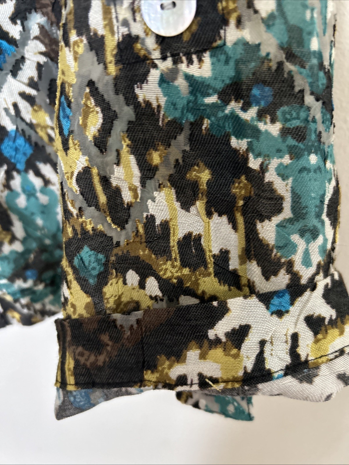 Ruby Rd. Lightweight Jacket Multicolor Geometric … - image 5