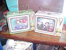 2 Vandor Collectible Tins ~I LOVE LUCY~ TV Style Lunchbox 1999 Lucille Ball