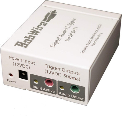 Digital Audio Trigger Device with 12V Outputs -  DAT1 Ads a 12 Volt Trigger Outp