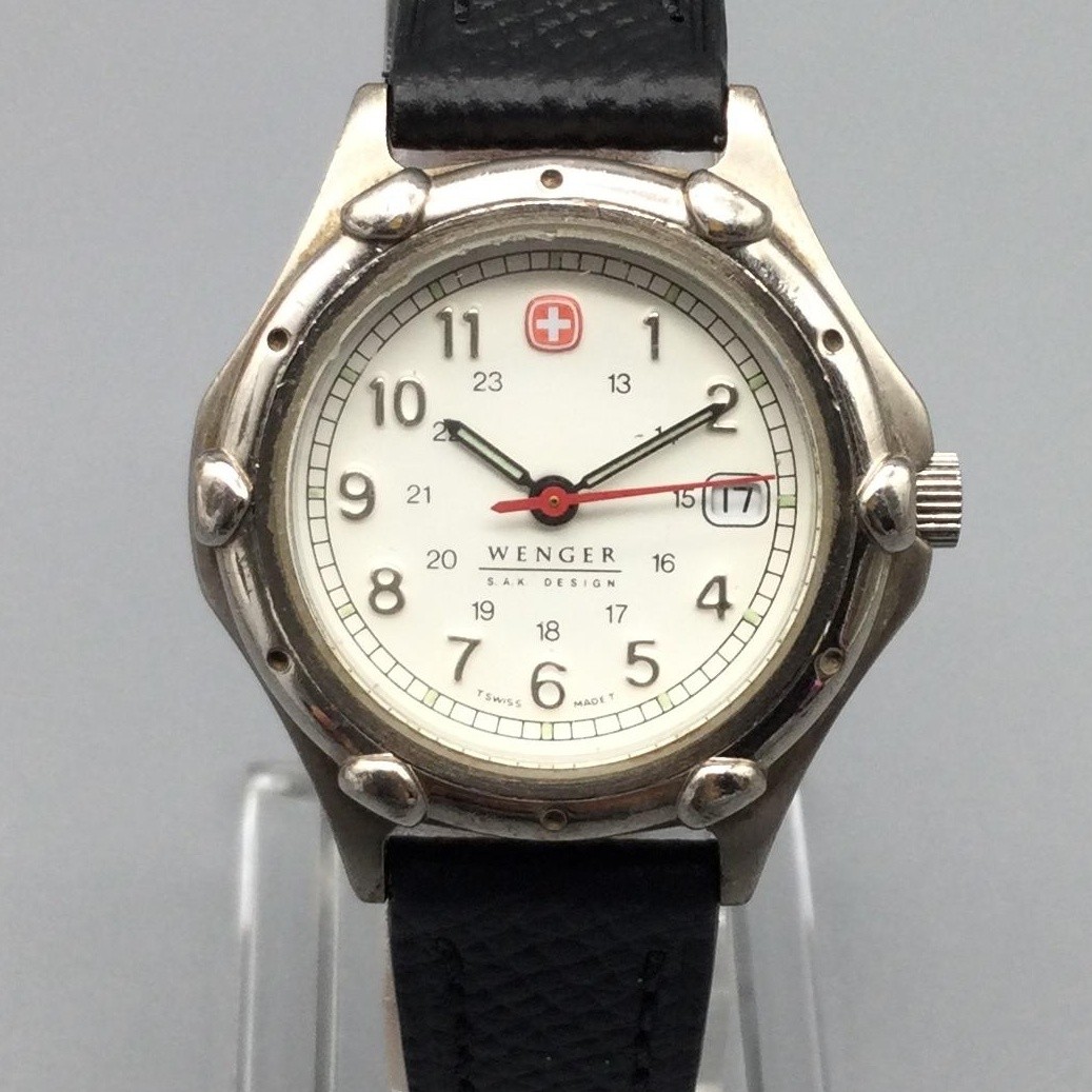 Wenger Swiss Military SAK Design Womens Watch 29mm Silver 