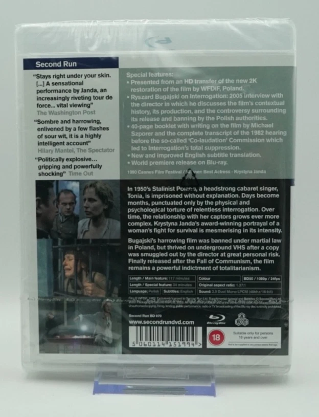 Interrogation / Blu Ray / New / Torn Seal / Ryszard Bugajski - Image 2 of 3