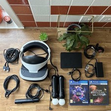 Sony Playstation VR Headset PS4 + PS Camera, Move Controllers & 2 game CDs