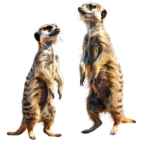 Meerkat Self Adhesive Vinyl Sticker