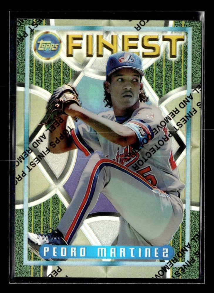 1995 Finest Pedro Martinez Refractor #189 Montreal Expos FX8120
