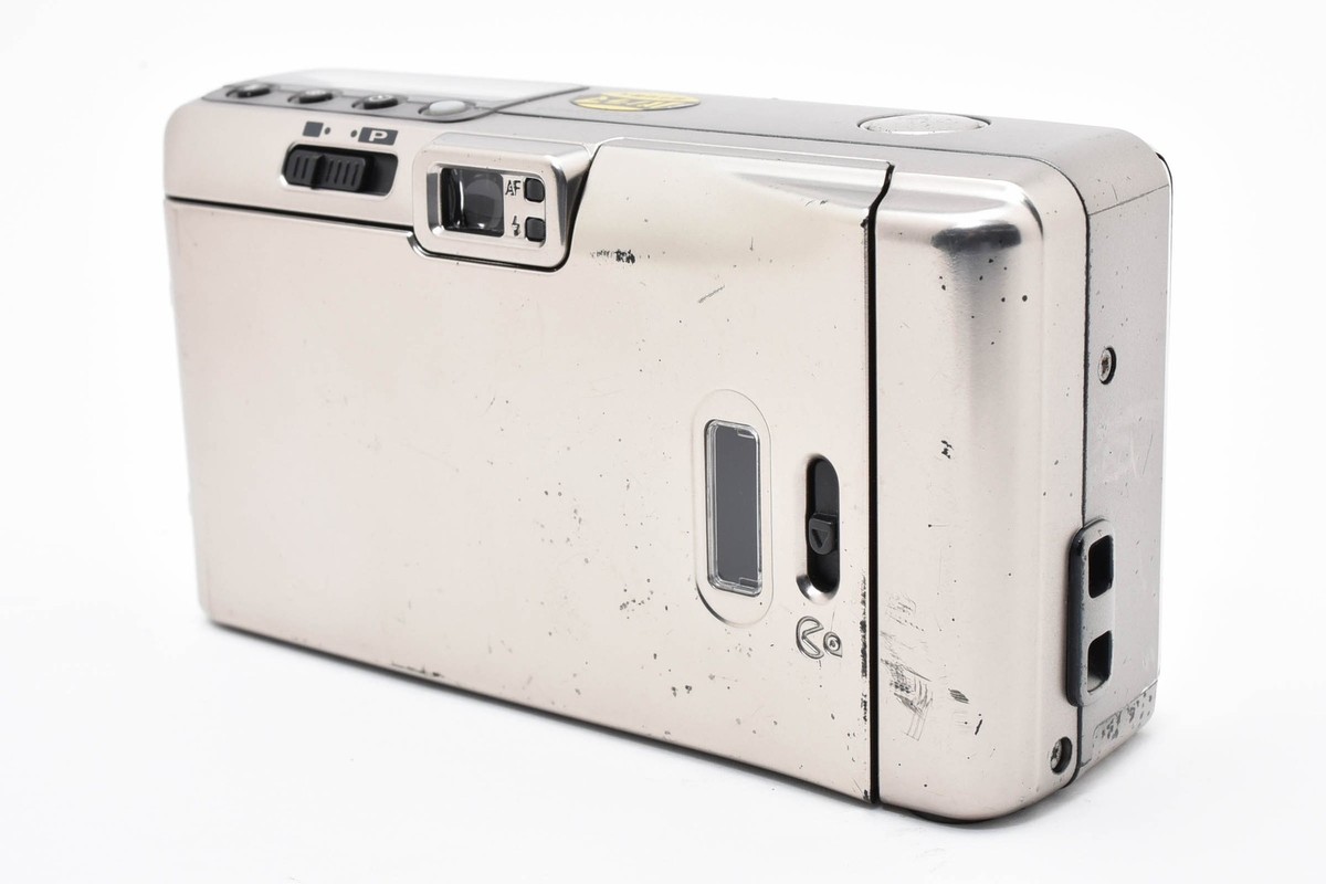 Near MINT] Pentax Espio Mini 75 Years 35mm Film Camera Silver From