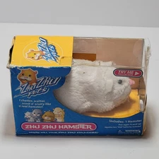 Zhu Zhu Pets White Chunk Hamster 2008 Cepia Toy