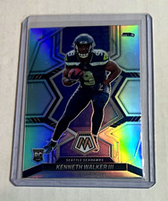 2022 Panini Mosaic SEAHAWKS Kenneth Walker III Silver Prizm Rookie Card #308. rookie card picture