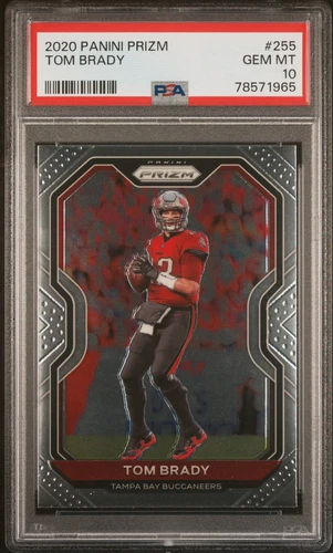 2020 Panini Prizm Tom Brady #255 PSA 10