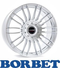 4x Borbet CW3 9,0X20 5/120 ET35 Sterling Silver