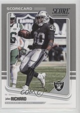 2018 Score Scorecard Jalen Richard #255 3wl