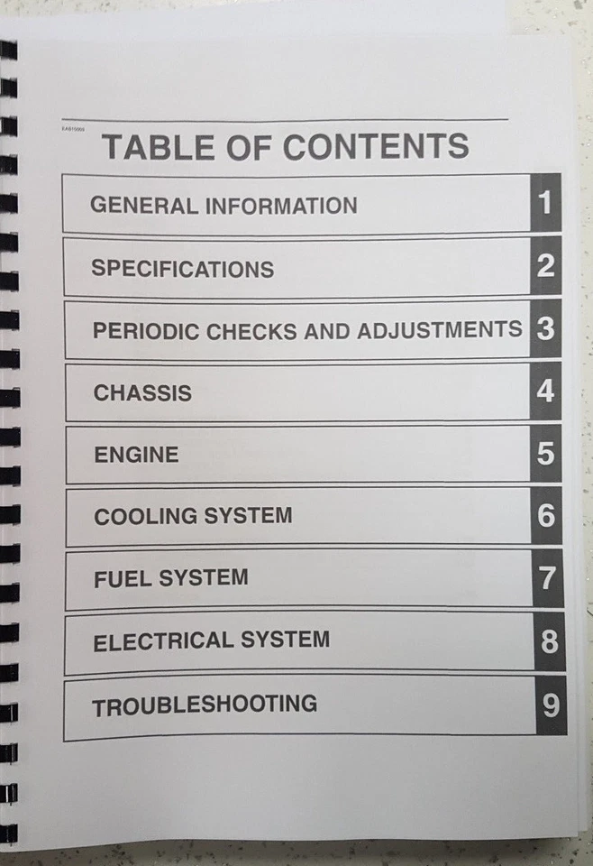 YAMAHA YZF-R1 YZF-R1F YZF-R1M YZF-R1MF 2015 SERVICE MANUAL REPRINTED COMB BOUND - Image 2 of 4