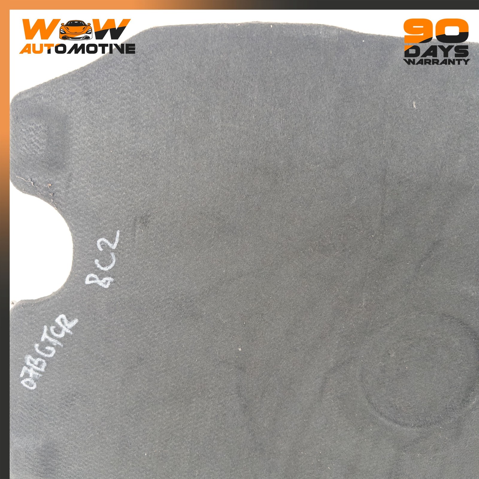 07-13 BENTLEY CONTINENTAL GTC REAR BOOT FLOOR SPARE WHEEL COVER BLACK OEM