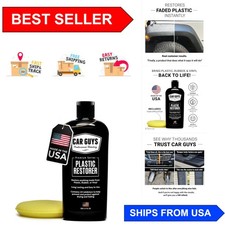 Long-Lasting Plastic and Vinyl Restorer - Safe, Powerful Auto Detailing Solution