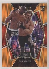 2022 Panini Select WWE Premier Level Orange Flash Prizm Von Wagner #124 07r3