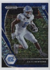 2021 Panini Prizm Draft Picks Blue Circles Prizm Dazz Newsome #151 1n0
