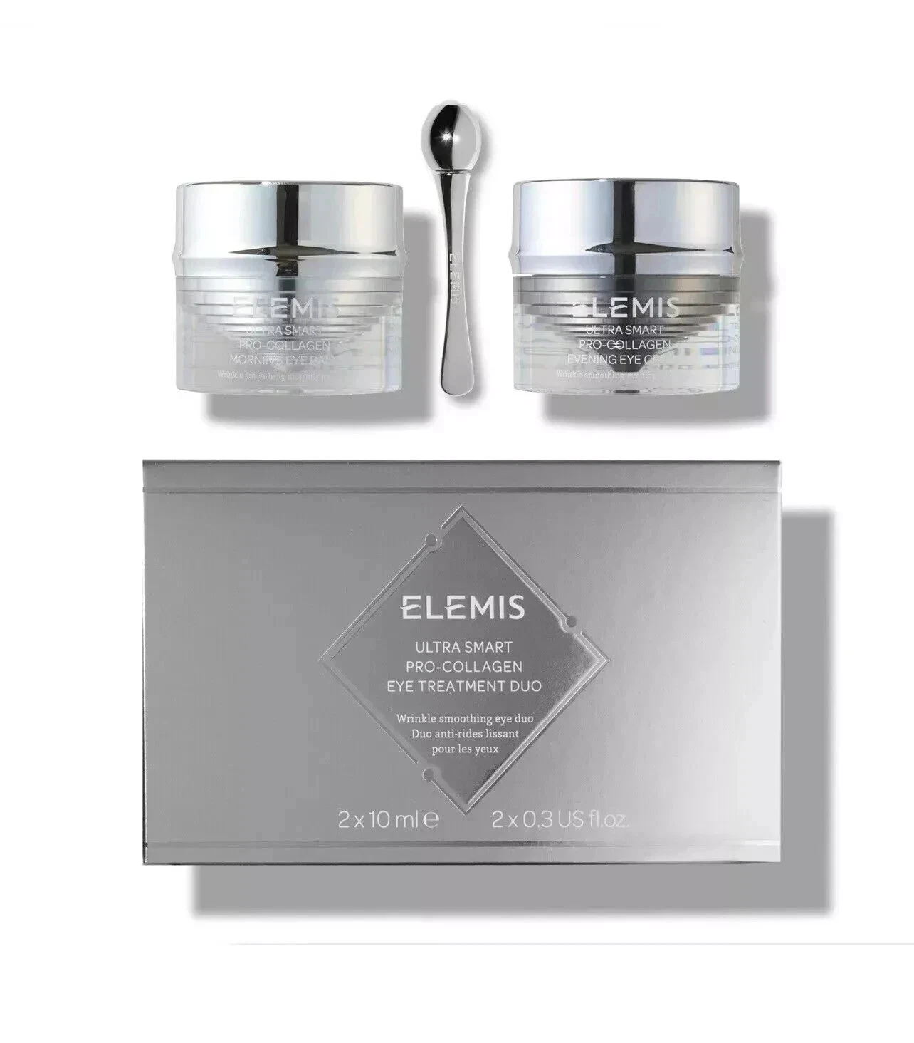 Elemis ULTRA SMART Pro-Collagen Eye Treatment Duo 2 x 10ml / 0.3 fl Oz Exp 2027