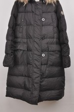 Moncler Black Coats, Jackets Vests Nylon Outer Shell for Women