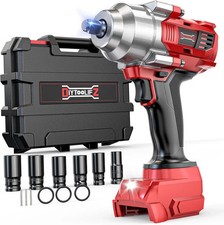 Cordless Impact Wrench 1/2" Compatible with Milwaukee 18V Battery, 750 Ft-Lbs Hi