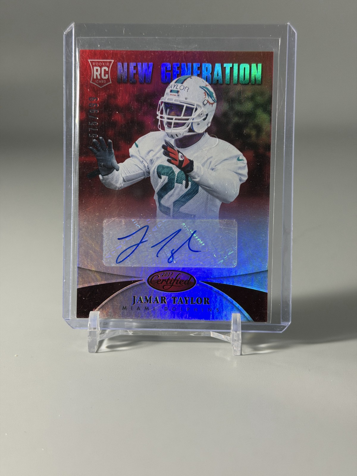 2013 Panini Certified - New Generation Jamar Taylor #237 Mirror Red /999 RC Auto
