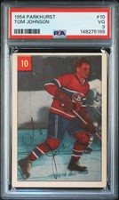 1954 PARKHURST #10 TOM JOHNSON PSA 3