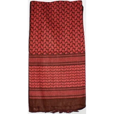 Red Rock Outdoor Gear For Multi Use Cotton Shemagh Head Wrap Red And Black 70-04