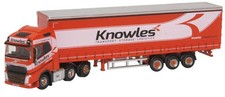 Oxford Diecast NVOL4003 Volvo FH4 Curtainside Knowles 1:148 Scale N Gauge