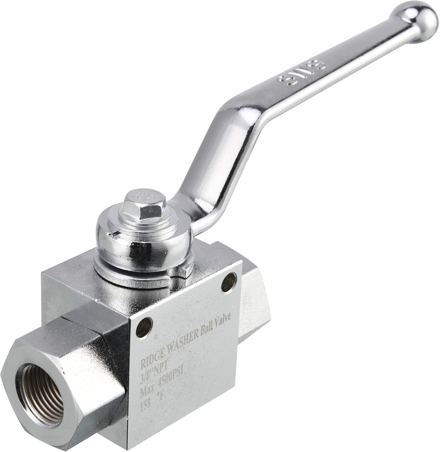 Heavy-Duty 4500 PSI Stainless Steel Pressure Washer Ball Valve Kit
