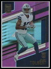 2022 Donruss Elite Jalen Tolbert Rookie Pink #158 Dallas Cowboys