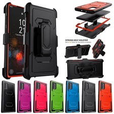 For Samsung Galaxy Note10 Plus/Note10 Case Rugged Rubber Cover / Rotating Clip
