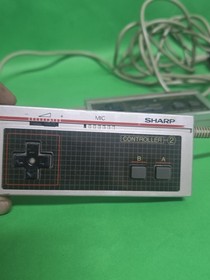 2 x SHARP Nintendo Famicom TV C1 C2 Controller Joystick Vintage Rare Untested