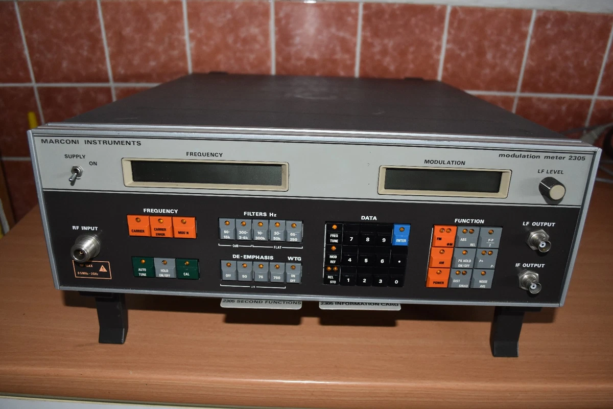 VU Meter Ferrograph Nero Vintage - Misuratore Di Segnale/livello Audio - 1 Pezzo