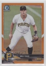 2018 Bowman Chrome Prospects Orange Refractor 1/25 Will Craig #BCP146 3h9