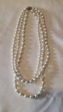 Vintage Sterling & Perlenkette - Imperial Pea...