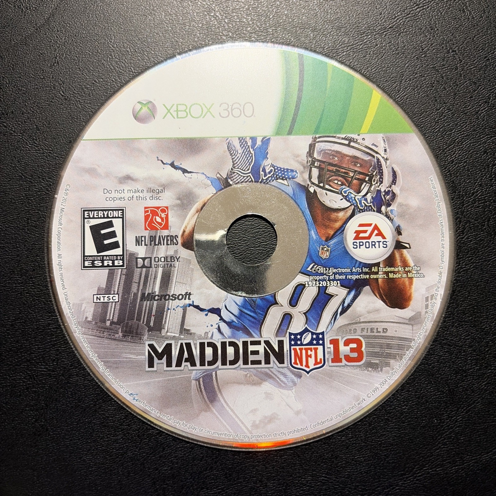 EA Sports Madden 13 Microsoft Xbox 360 - Disc Only