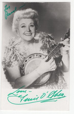 Tessie O'Shea Signed Photo / Autographed Actress Banjo Player / Beatles