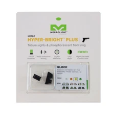 Meprolight Hyper-Bright Plus for Glock Handgun Sights Yellow/Green (040224318021