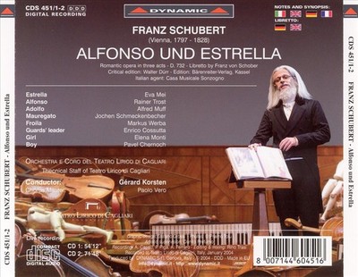 GERARD KORSTEN SCHUBERT: ALFONSO UND ESTRELLA NEW CD