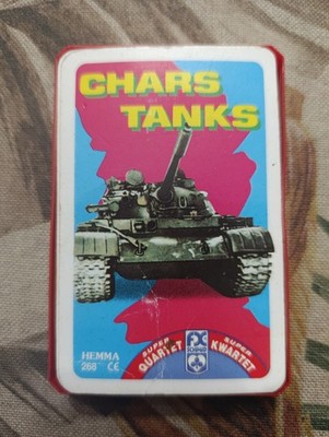 HEMMA Trumpf Kartenspiel Quartett Super Quartett Top Ass CHARS - TANKS Nr. 3