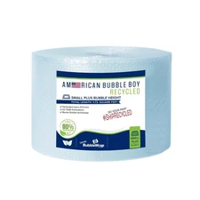 Large roll of 175 Feet of Recycled Small Plus Bubble wrap for packing, moving...