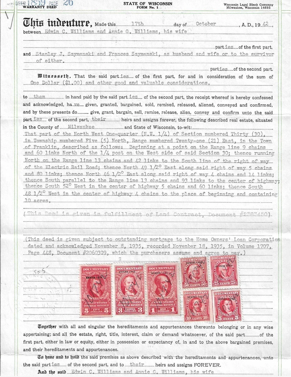 Collectible Documents (1940-1959) for sale | eBay