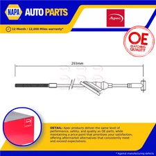 Handbrake Cable Front CAB1170 Apec Hand Brake Parking 1337455080 4745V7 Quality