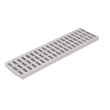 5 In. Pro Series Channel Drain Plastic Grate 5-1/4 In. Wide X 19-5/8 In. Long, G